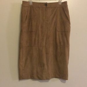 Liz Claiborne Faux Suede Skirt Size 12T Mint Condition All Occasions Beautiful
